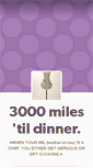 Mobile Screenshot of 3000milestildinner.com