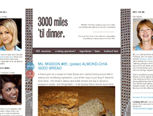 Tablet Screenshot of 3000milestildinner.com